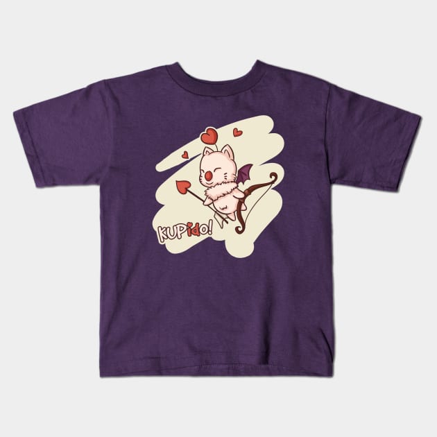 Kup(id)o! Valentine Moogle Kids T-Shirt by yuniku